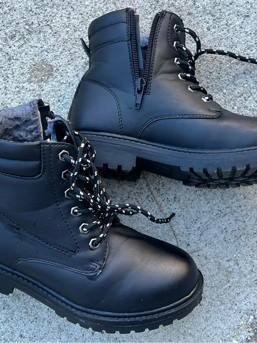 Youth Size 1 Combat Boots